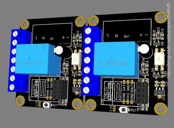  阿达设计的 esp01s 单路通断器